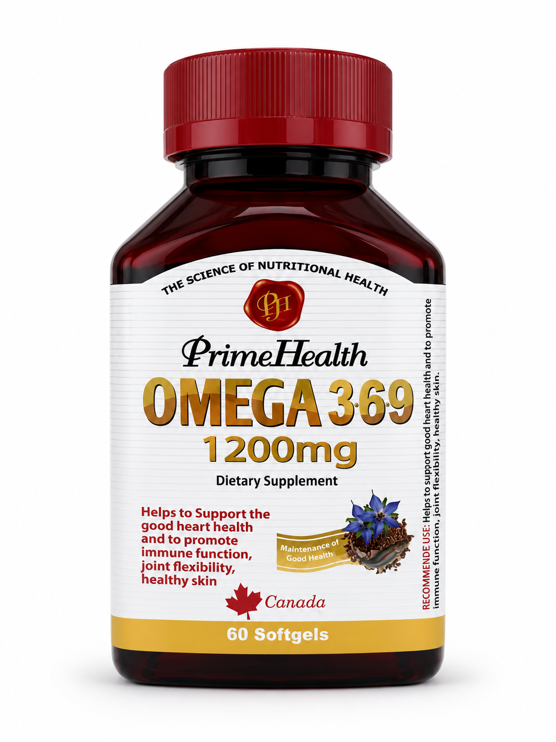 PRIME HEALTH OMEGA-3-6-9 1200MG CAPS 60S