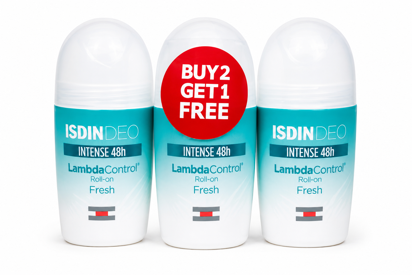 ISDIN 0203 DEO FRESH ROLL ON 50ML PROMO (2+1)