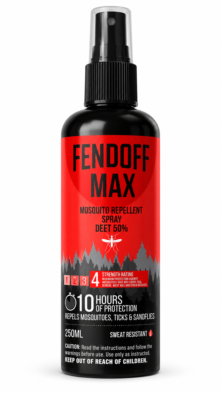 FENDOFF MAX DEET50% MOSQUITO REPELLENT SPRAY 100ML