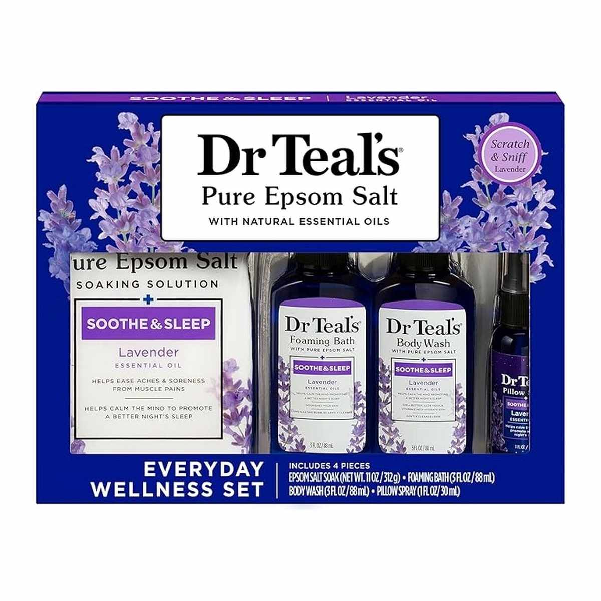 DR TEALS LAVENDER EUCALYPTUS ASSORTED GIFT SET 4S