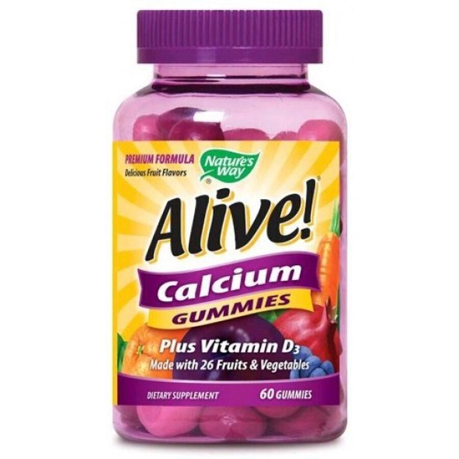 Nature Pieces Way Alive Calcium+D3 Gummies 60 Pieces