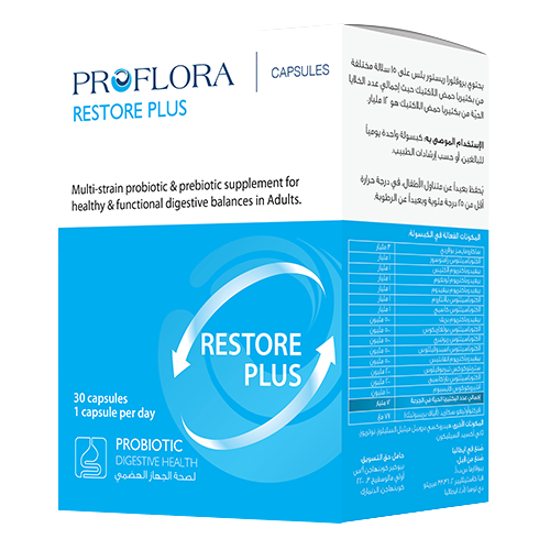 Proflora Restore Plus 15 Strains 12 Billion Cfu/Dose - 580mg Capsule 30's