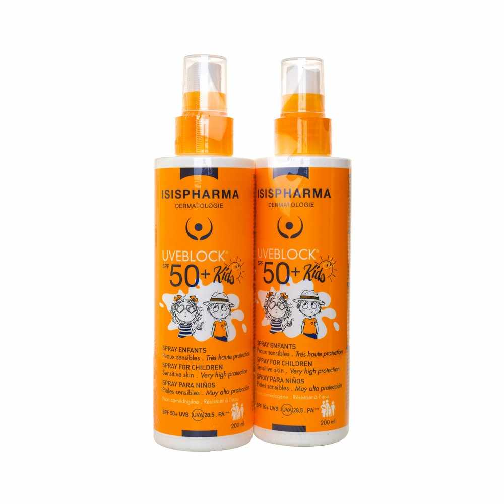 ISIS PHARMA UVEBLOCK SPF50 SPRAY KIDS 200ML1+1