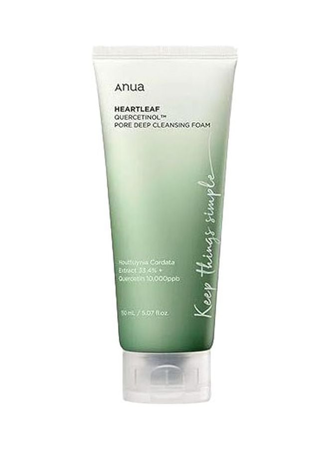 ANUA HEARTLEAF+BHA QUERCETINOL PORE CLN FOAM 150ML