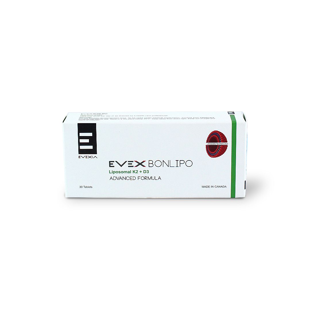 Evexia EvexBonlipo Liposomal K2 +D3 Advanced Formula, 30 Tablets
