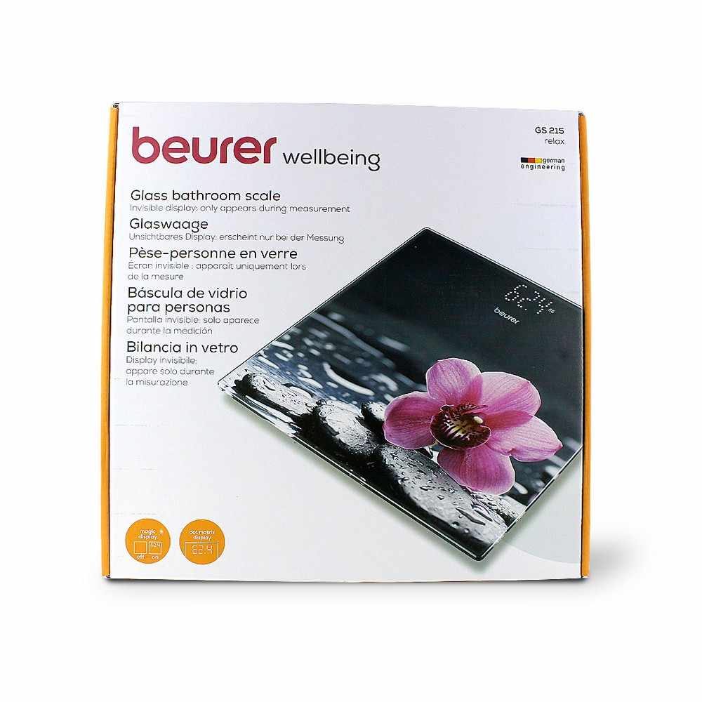 BEURER GS 215 GLASS SCALE RELAX