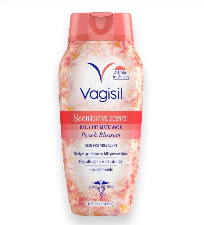 Vagisil Scentsitive Scents Daily Intimate Wash Peach Blossom, 354ml