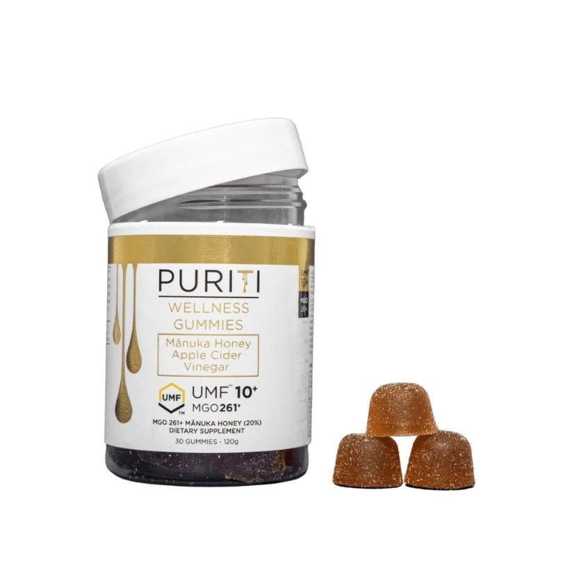 PURITI MANUKA HONEY GUMMIES UMF10+(APPLE CIDER VINEGAR) 60'S