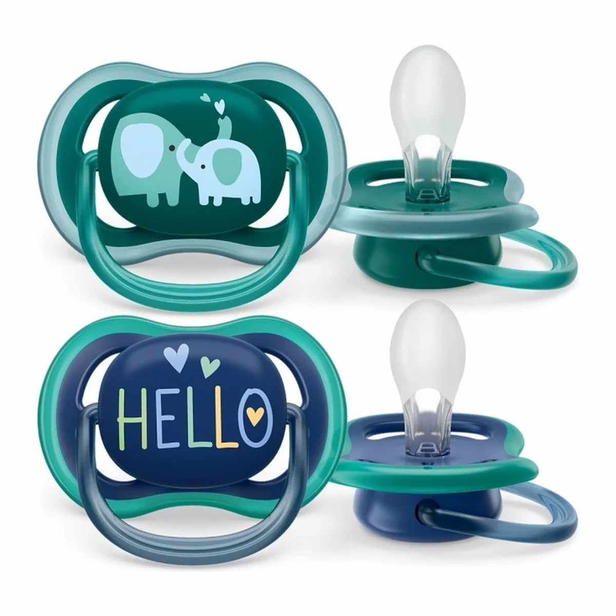 PHILIPIS AVENT SCF349/18 PACIFIER 18M+ BOY*2