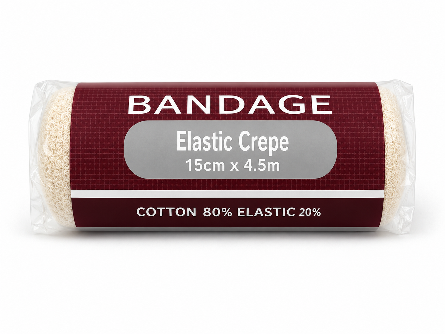MED ELASTIC CREPE BANDAGE 15CM