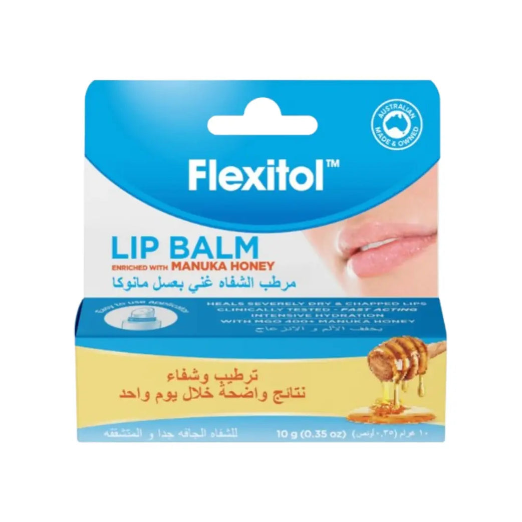 FLEXITOL LIP BALM MANUKA HONEY 10G