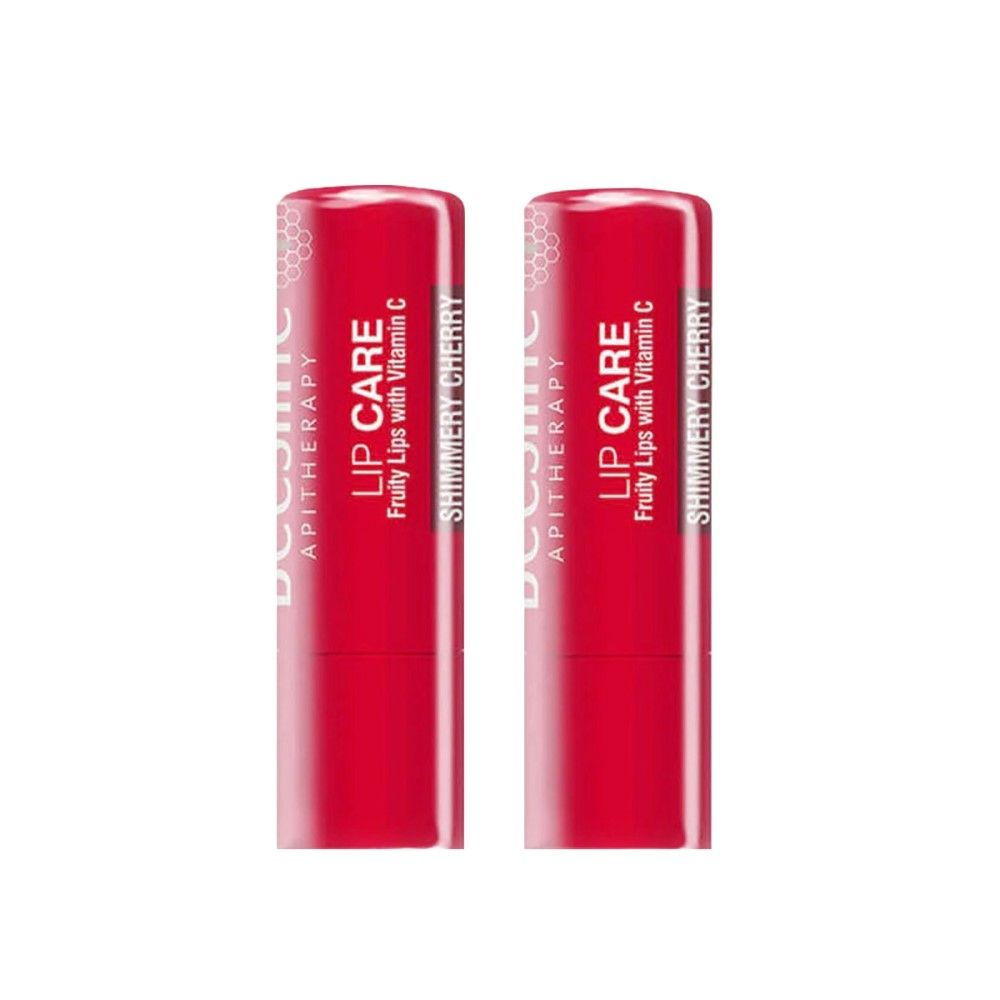 Beesline Shimmery Cherry Lip Care, 2x4g