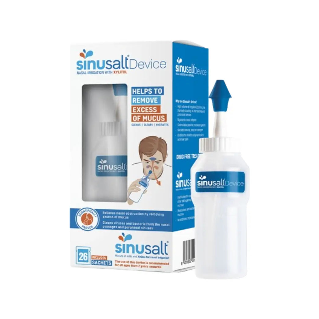 SINUSALT NASAL IRRIGATION DEVICE 1BOTTLE 26SACHETS