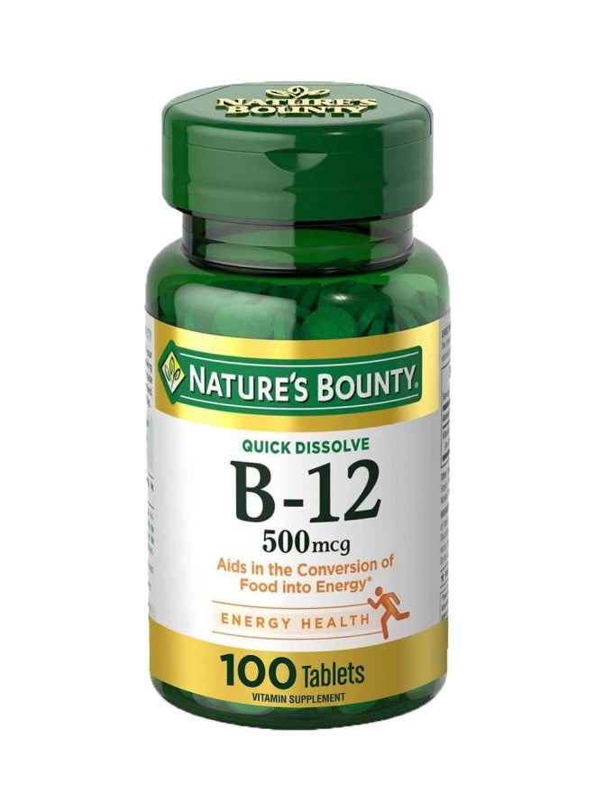 NB VIT B-12 SUBLINGUAL 500 MCG 100,S