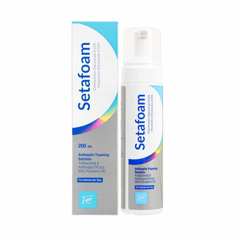 SETAFOAM ANTISEPTIC FOAMING SOLN 200ML
