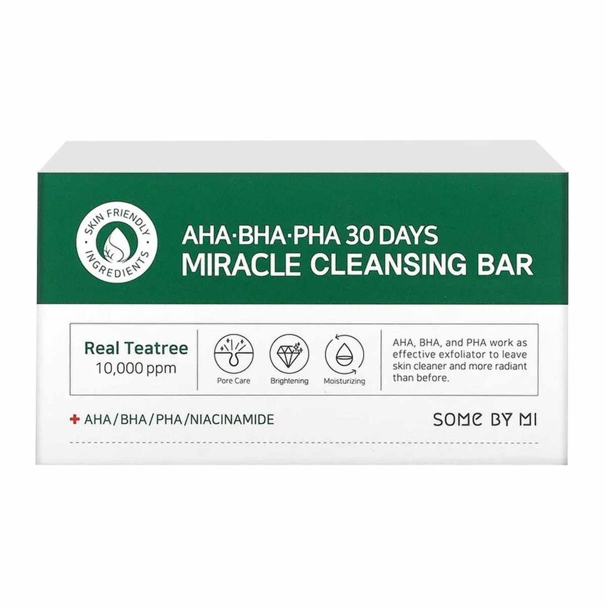 SBM AHA BHA 30DAY MIRACLE CLEANSING BAR 106G