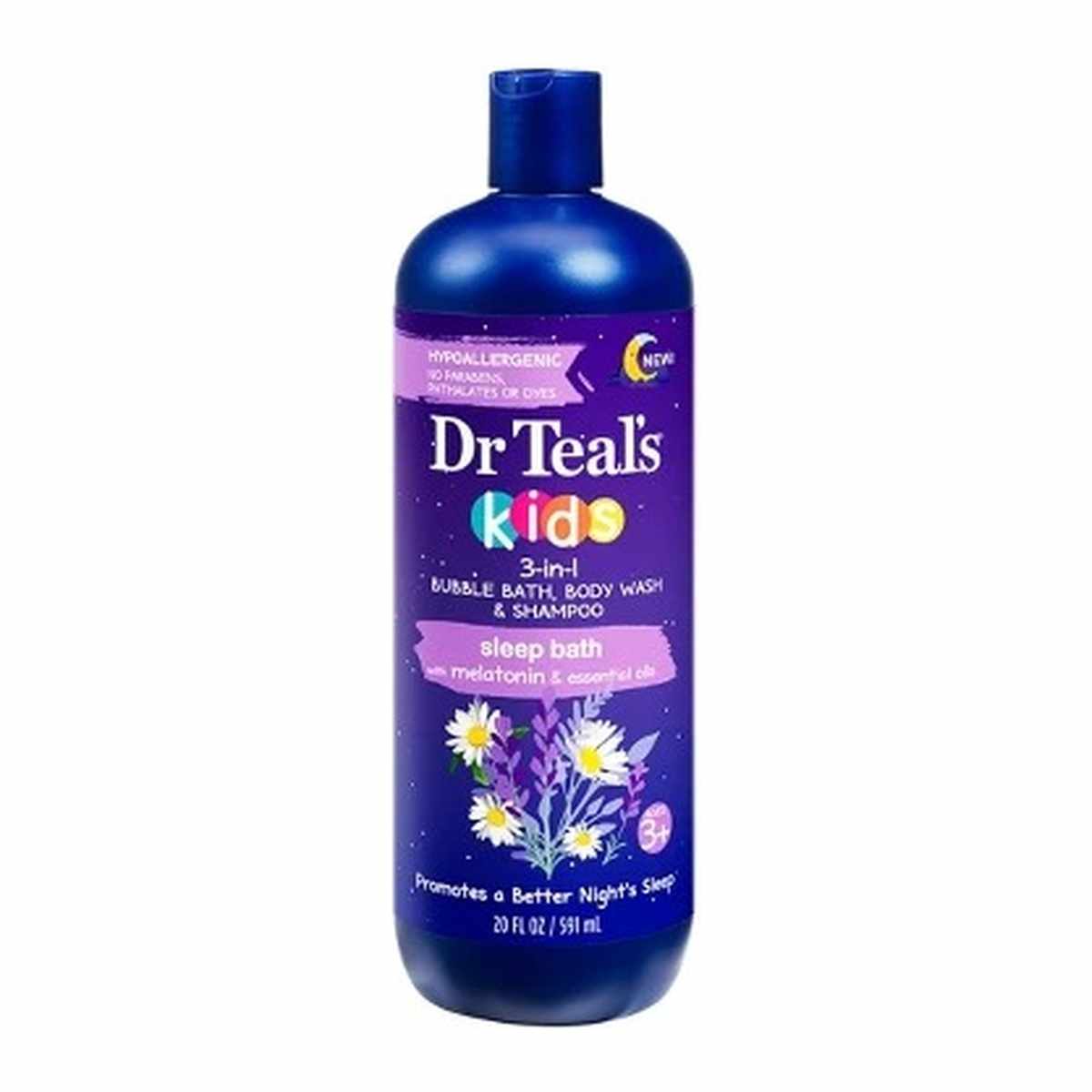 DR TEALS KIDS 3IN1 SLEEP BUBBLE BATH WASH SHAMPOO