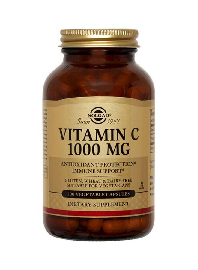 SOLGAR VIT C 1000MG VEG CAPS 100,S