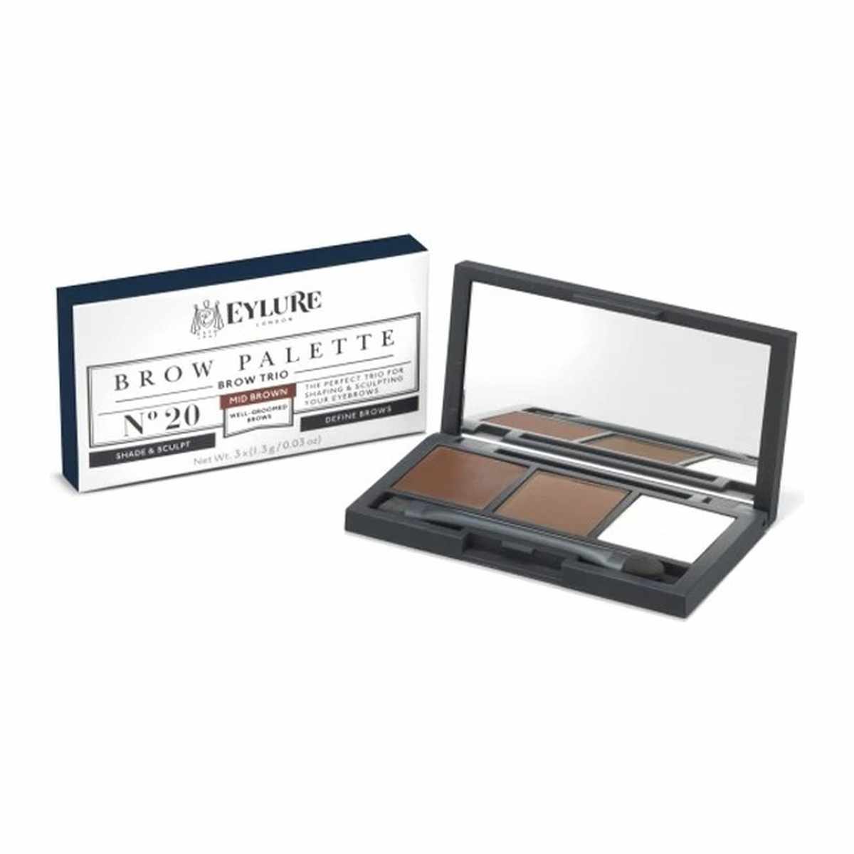 EYELURE BROW PALLETTE MID BROWN
