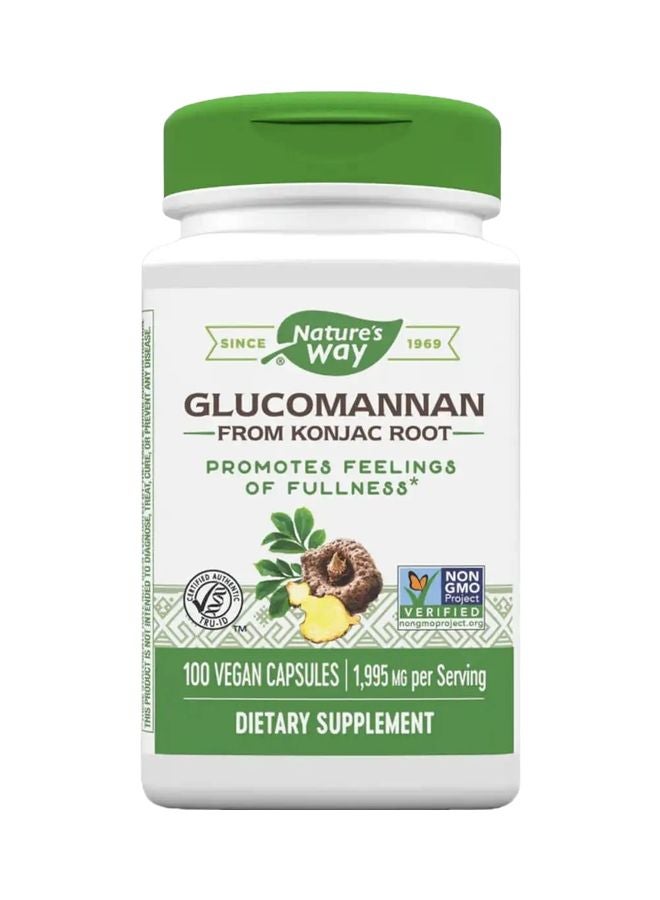NATURE'S WAY GLUCOMANNAN VCAPS 100S