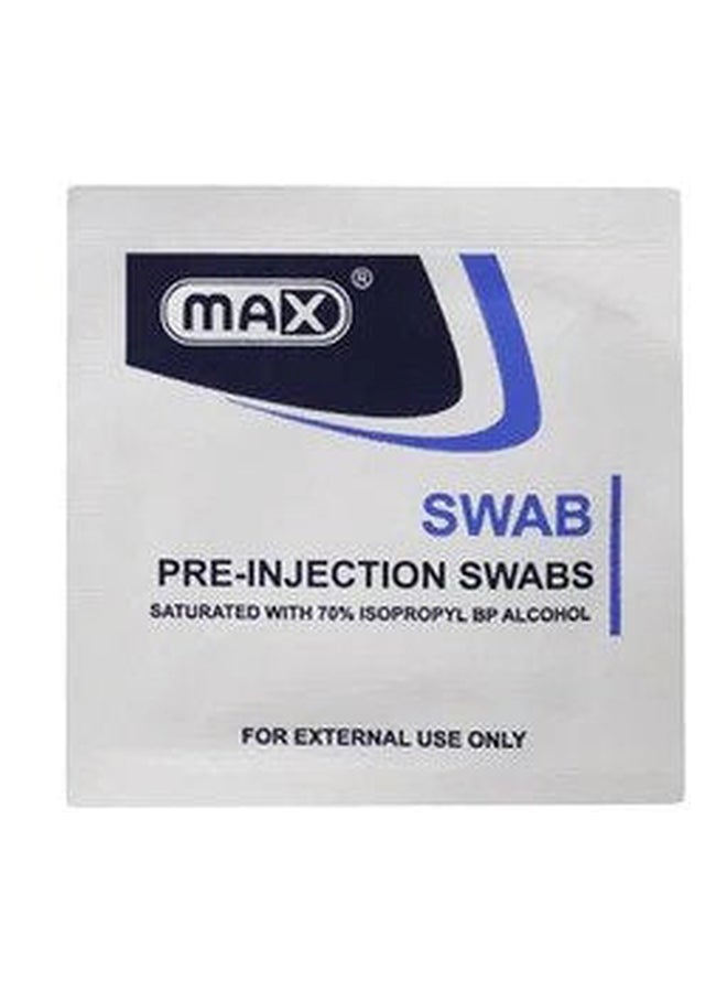 MAX STERILE GAUZE 7.5CM 7.5CM SWAB 8PLY 100PCS BOX