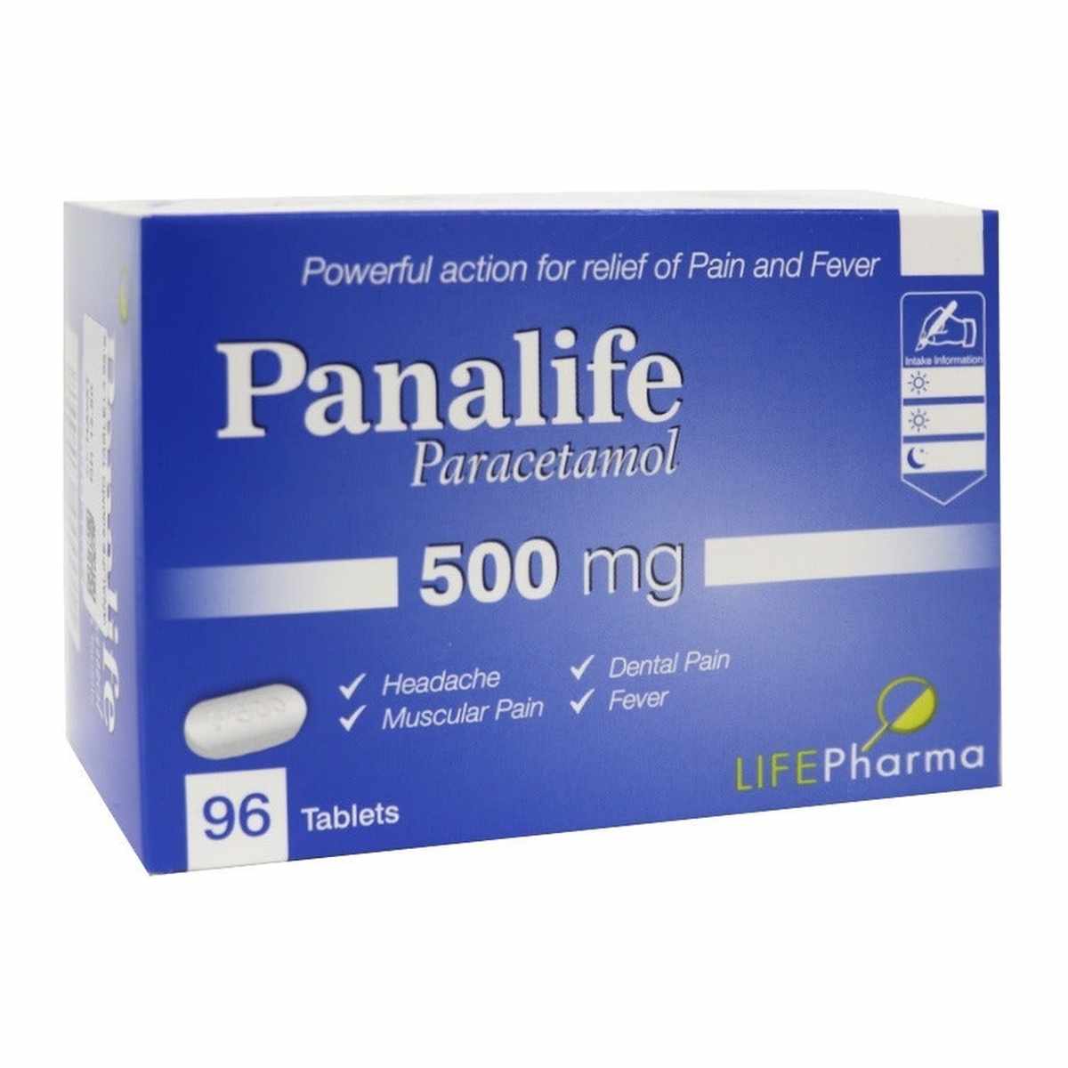 PANALIFE 500MG TAB 96S