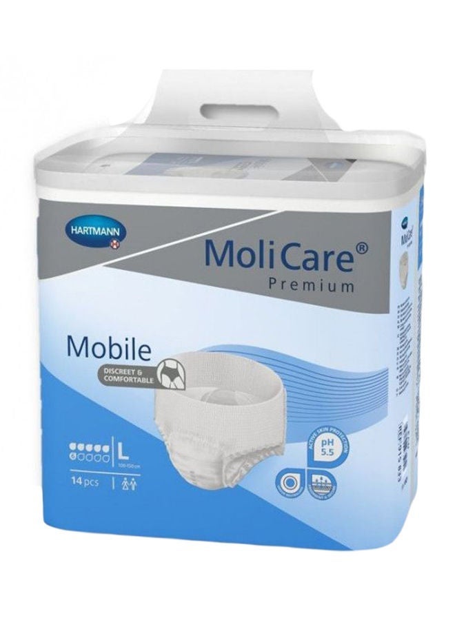 MOLICARE PREMIUM L DIAPERS 14S