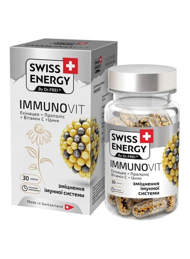 SWISS ENERGY IMMUNOVIT CAPS 30'S