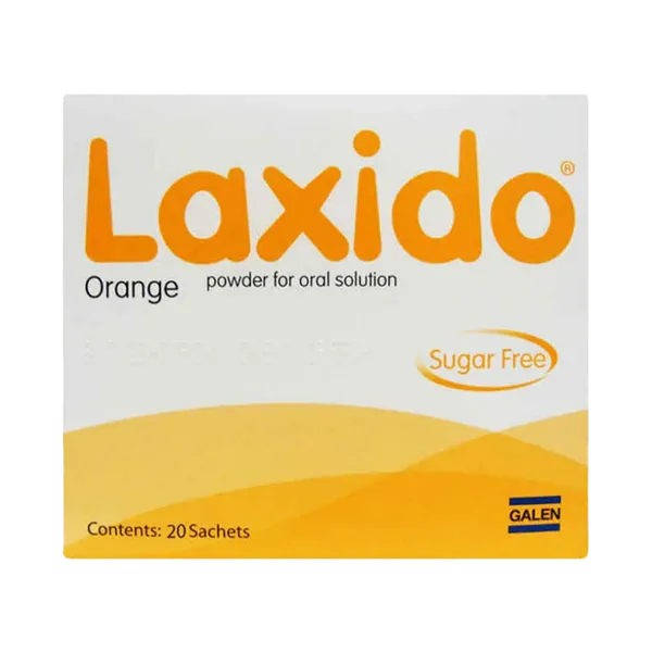 Laxido Constipation Relief Oral Solution Powder Orange Flavor, 20 Sachets