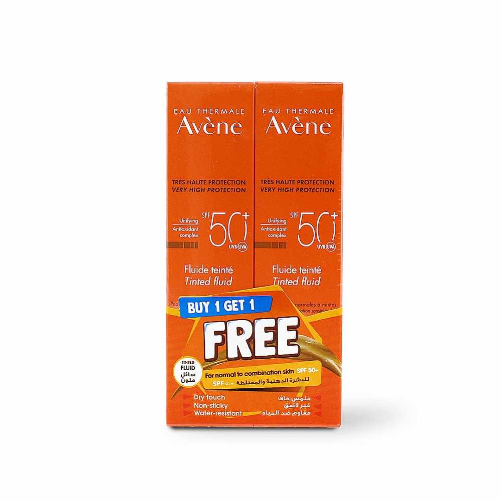 AVENE 3020 TINTED FLUID SPF50 B1G1 PROMO PACK
