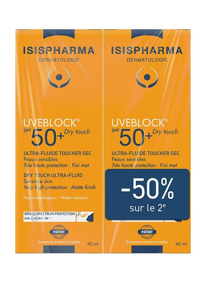 ISIS PHARMA UVEBLOCK SPF50 INVISIBLE 40ML1+1
