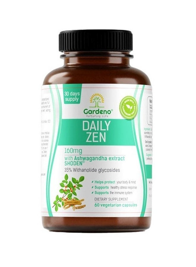 GARDENO DAILY ZEN ASHWAGANDHA 500MG CAP 60S