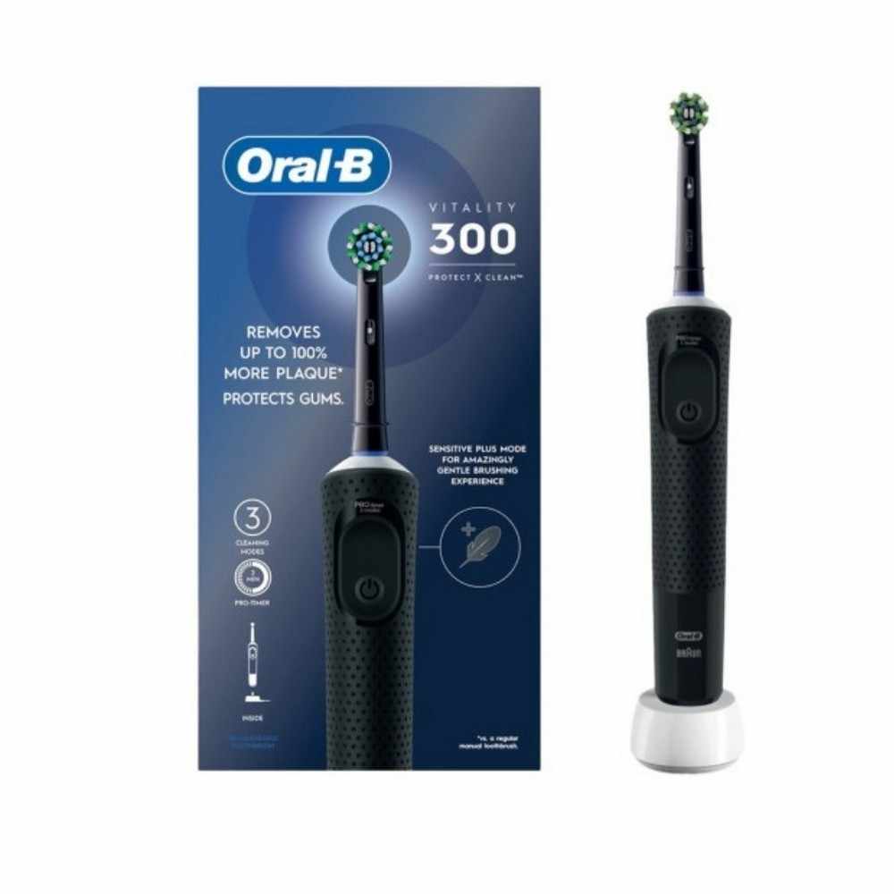 ORAL B D103 ELEC BLACK TOOTHBRUSH