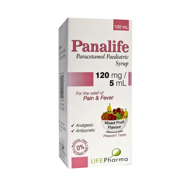 PANALIFE SYRUP 120MG 100ML