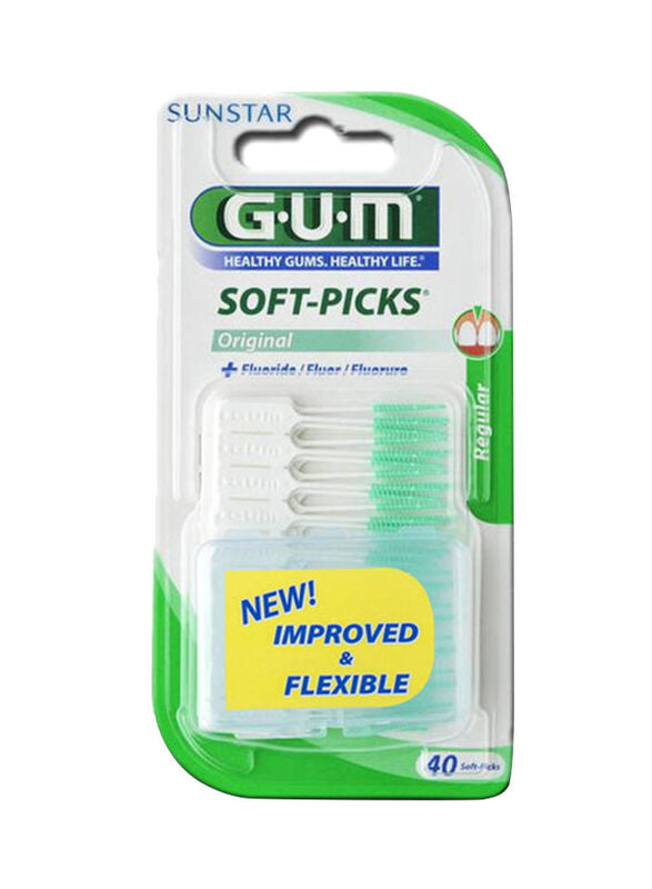 Gum Soft Picks Original, 40 Pieces
