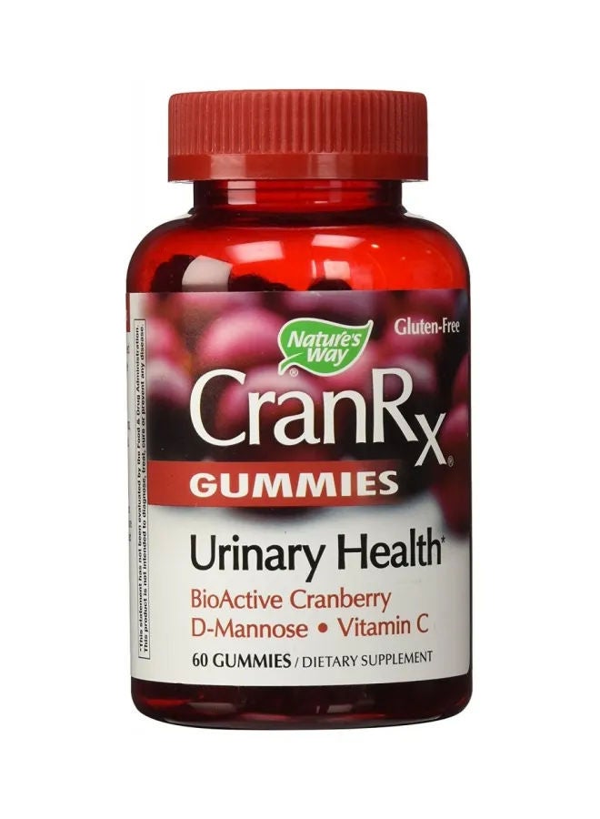 ALIVE NATURE WAY CRANRX GUMMIES 60,S