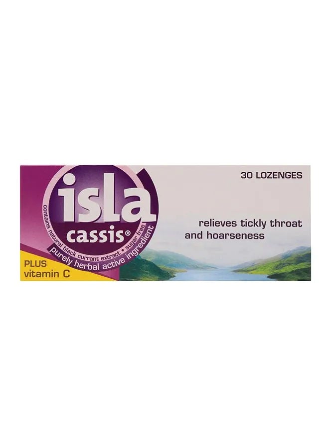 ISLA CASSIS SF PLUS VIT C LOZENGES 30S