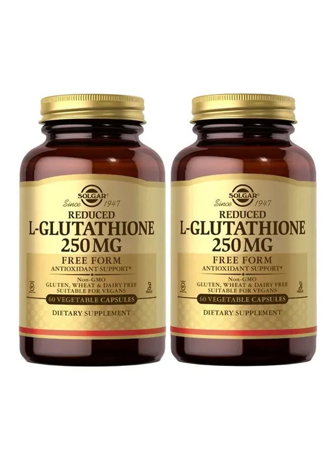 SOLGAR L-GLUTATHIONE VEGICAPS 250 60'S (1+1)
