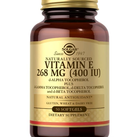SOLGAR VITAMIN E 400IU MIXED SOFTGELS 50'S