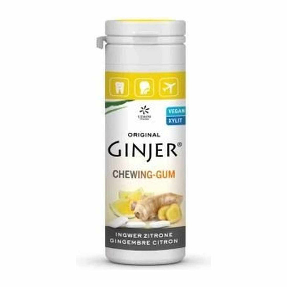 GINJER CHEWING GUM LEMON 30G
