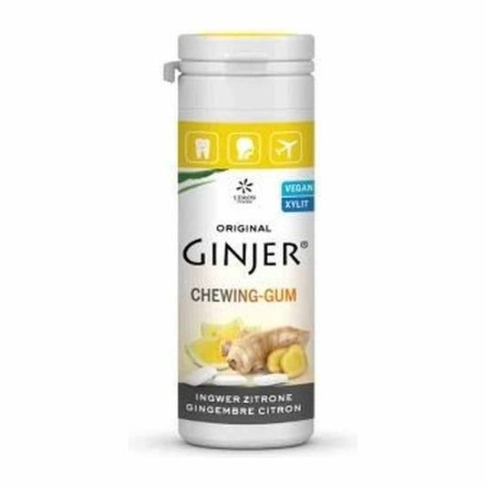 GINJER CHEWING GUM LEMON 30G