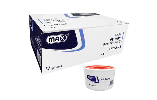 MAX TRANSPARENT PE TAPE 2.5CMx5Y