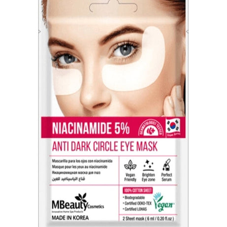 MBEAUTY NIACINAMIDE5% EYE MASK 2S