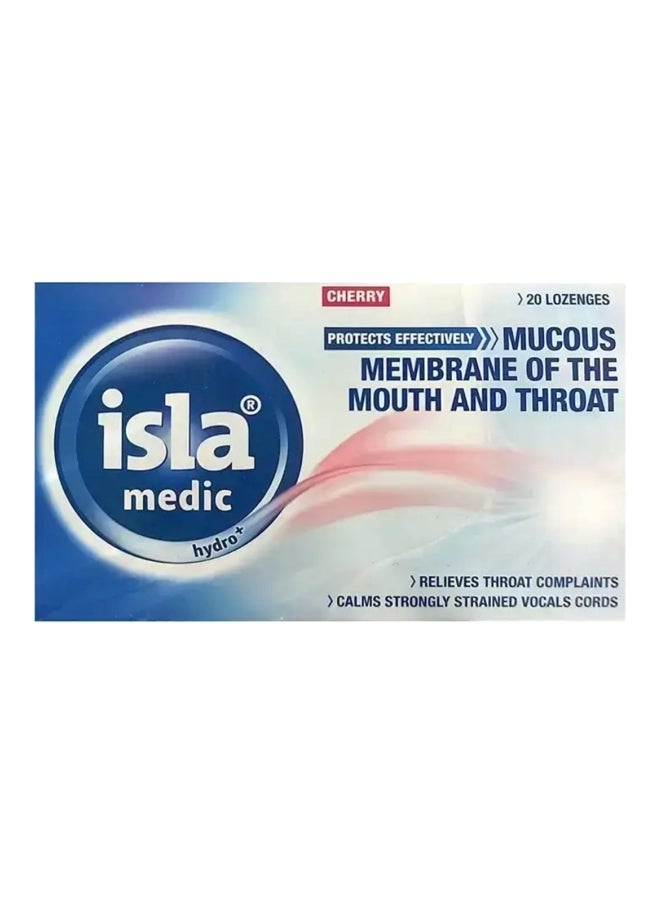 ISLA MEDIC SF HYDRO GEL CHERRY LOZENGES 20S
