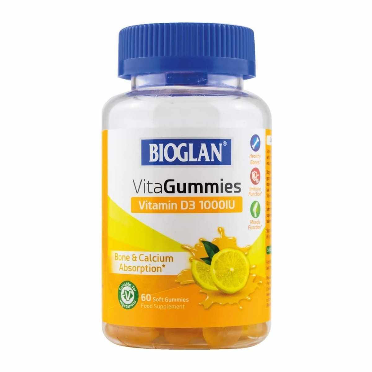 BIOGLAN VITAGUMMIES VITAMIN D3 1000IU 60S