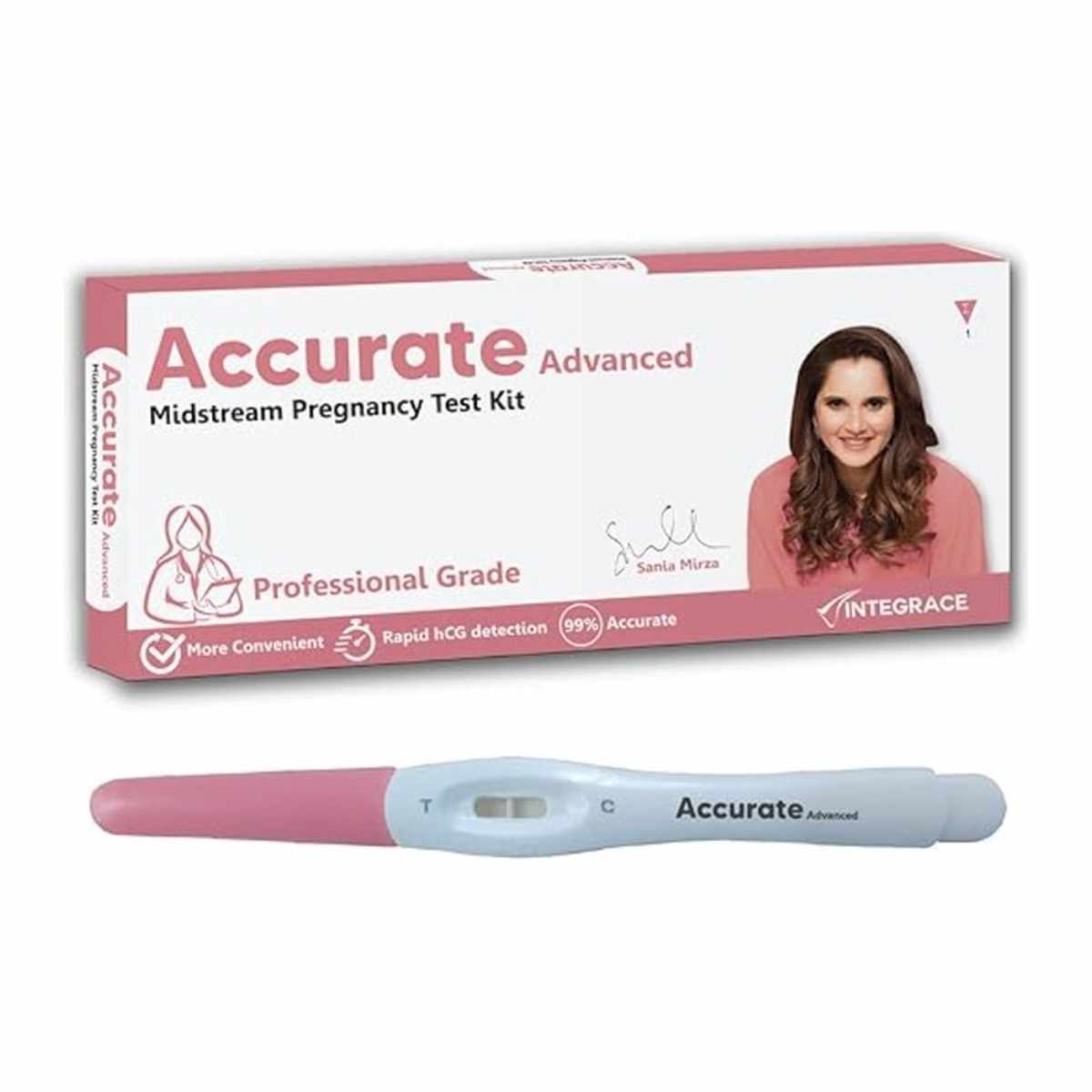ACCURATEST HCG PREGNANCY TEST MIDSTREAM