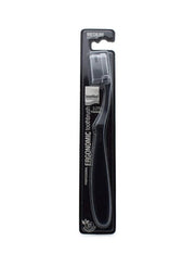 ERGONOMIC MEDIUM BLACK TOOTHBRUSH