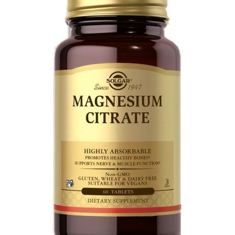 SOLGAR MAGNESIUM CITRATE TAB 60,S