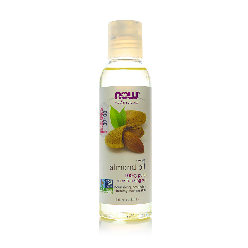 NOW SWEET ALMOND OIL 100% PURE - 118 ML