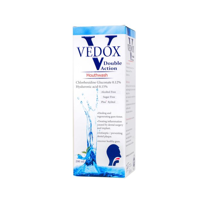 VEDOX DOUBLE ACTION MOUTHWASH 200ML